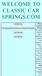 Mobile Screenshot of classiccarsprings.com